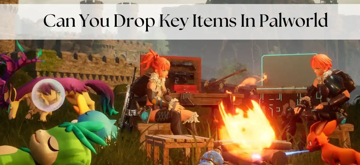 can you drop key items in palworld